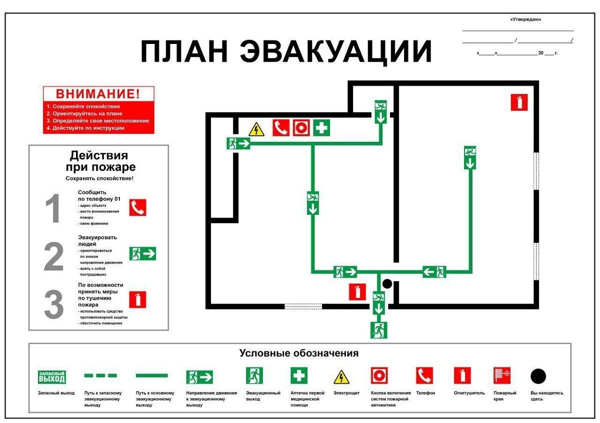 Оснащение путей эвакуации средствами пожарной безопасностиdrthumbonly